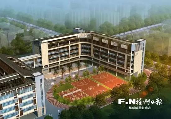 温泉小学新教学楼效果图