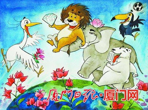 王馨晨的金砖题材漫画。