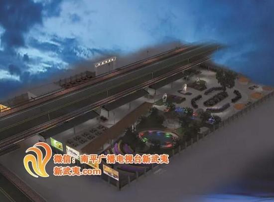 ▲南平市新水东大桥东桥头下综合性疏导市场建设项目效果图