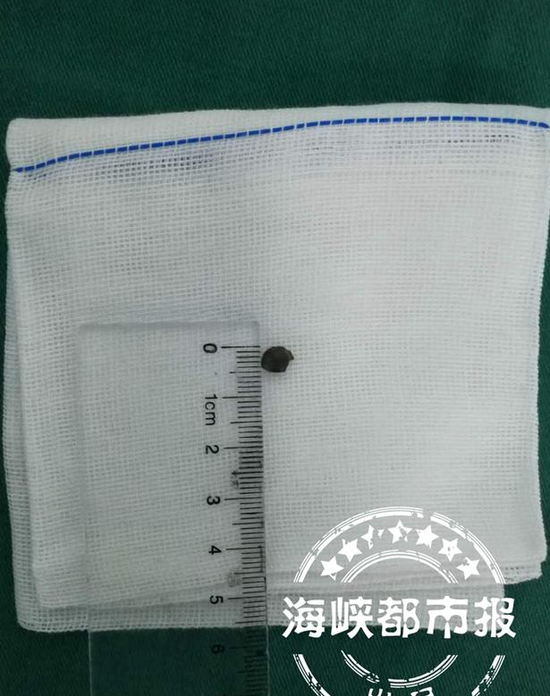 取出的铁片