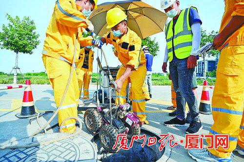▲2020年,湖里区投资10亿余元抓好污水管网和排海口整治,基本实现排海口晴天污水“零排放”。