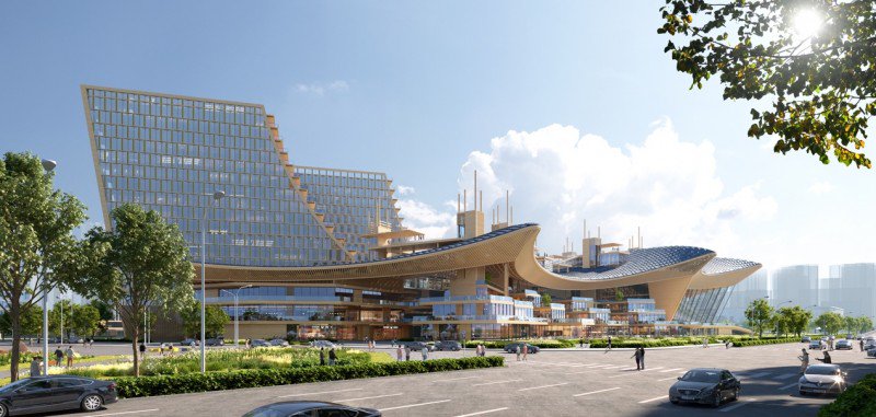 “海丝号”效果图（北京建筑设计研究院有限公司BIAD-ASA筑景工作室供图）