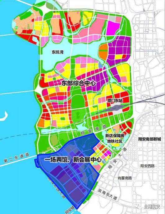 (“一场两馆、新会展中心”项目选址)