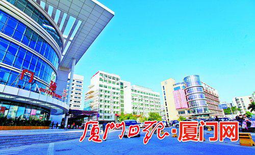 厦门市第五医院的新门诊大楼。