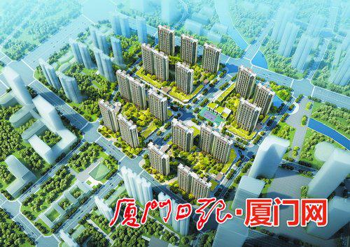 图为即将开工的祥平保障房地铁社区二期工程效果图。