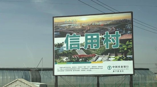 　　农行宁夏分行永宁县支行授予闽宁镇园艺村为信用村。