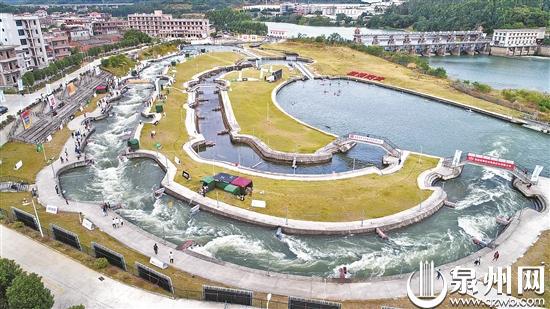 位于南安梅山镇的福建省皮划艇激流回旋训练基地