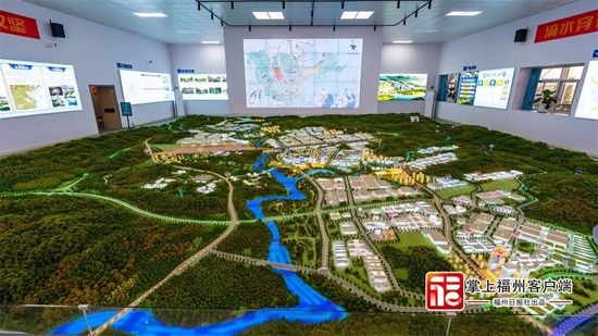 现代物流城指挥部沙盘