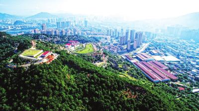 ?#25913;?#21069;还是废弃矿区的北山,如今已是郁郁葱葱。