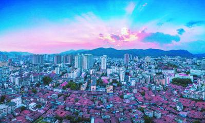 宋城历史文化古街航拍图 许武 摄