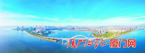 图为五缘湾。(本报记者 王火炎 航拍器摄)
