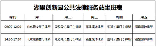 坐班律师信息一览