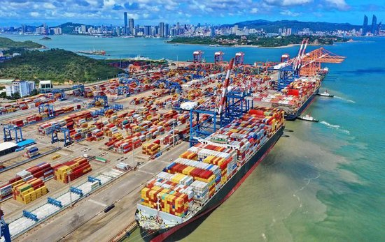 厦门港航拍图。图源：厦门港口管理局