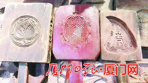 制作年俗祭祀用粿的模具,已成为供参观的闽南古风俗用品。