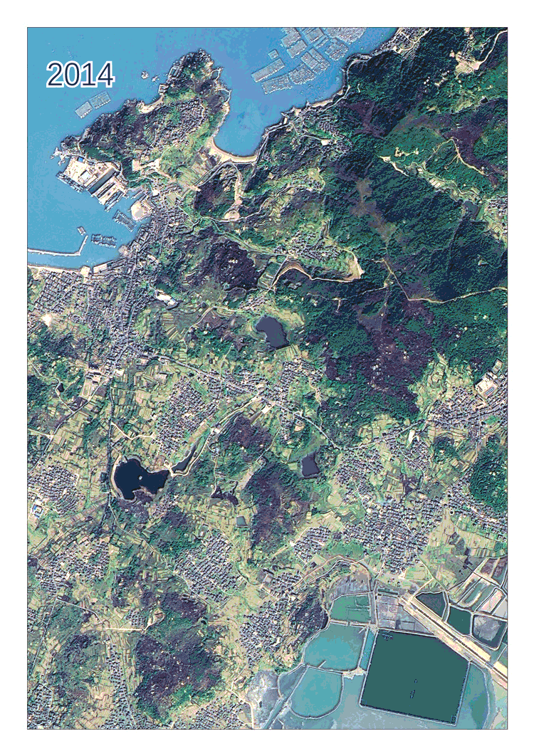 从卫星上看福建这五年!日新月异不负光阴!