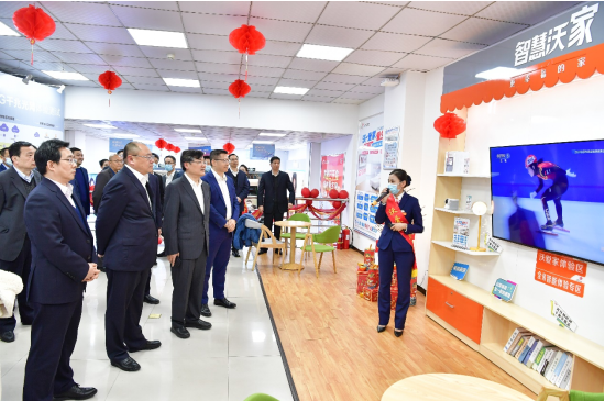 参观调研福清联通小桥营业厅
