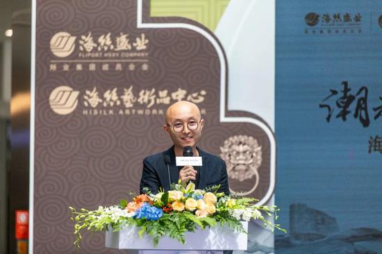 厦门佰翔海丝盛业国际文化艺术发展有限公司总经理洪庆祥致辞
