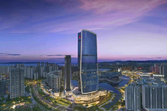 &nbsp;珠海华发万豪酒店外观夜景