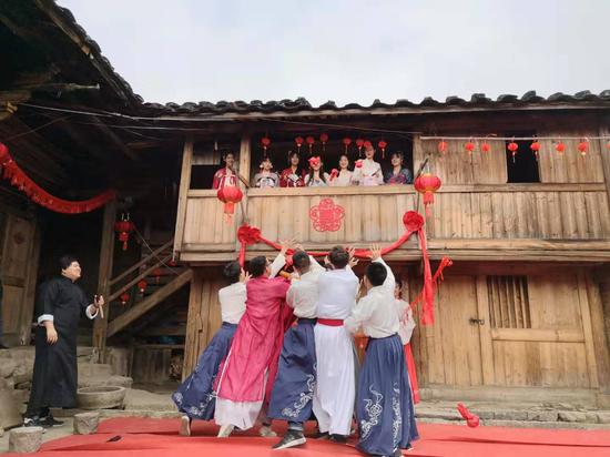 本次艺术季民俗活动现场