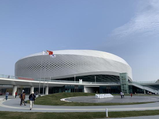 图为晋江市第二体育中心。