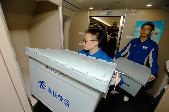南铁高铁快运助力电商黄金周运输