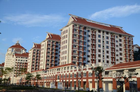 图为使用厦门“中致胜”保温砖的厦门某小区外墙 企业供图