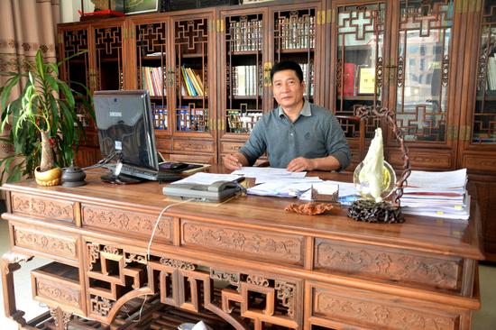 图二 中科华宇董事长林进祥。苏婷 摄。