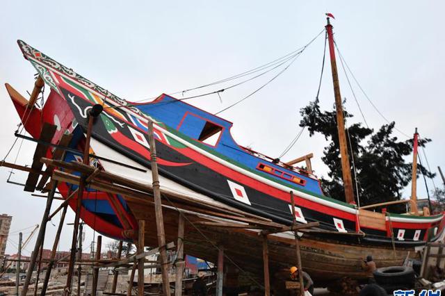 福建泉州：古法复原明代福船