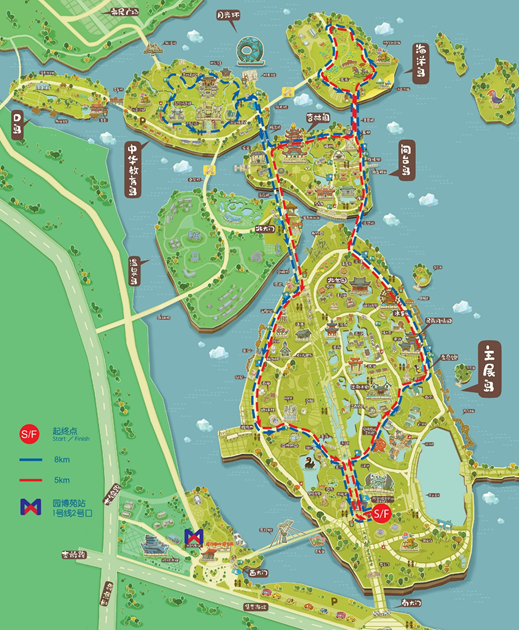 (然健行(厦门站)活动路线图)