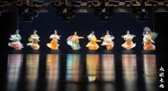 “拱眼壁伎乐”舞段