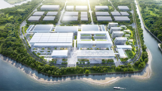 九牧AI马桶与家用机器人产业园建设规划示意图