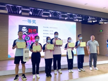 一二三等奖获奖学生合影