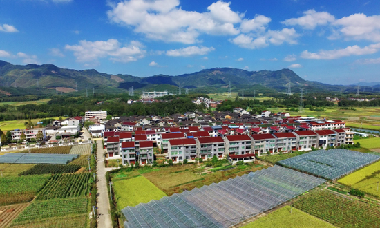 小松镇湖头村外景。(魏永青 摄)