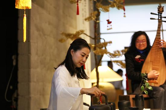 王彩珍老师携手杨俊梅女士-茶韵