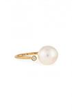  Modern and Classic Combination Fashion Pearl Wedding Ring