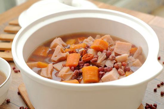 红豆藕汤