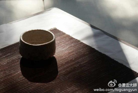 法无贵贱,适合为贵。(图片来源:星云法师微博)