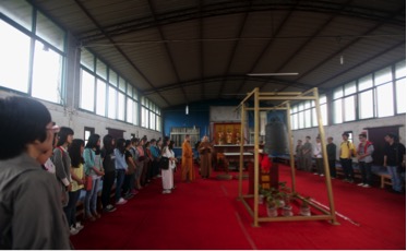 武汉大学禅学社“人文禅学读书会”实践小组赴石观音寺参访交流