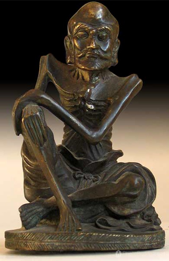 海外私家典藏中国青铜佛像：苦行释迦佛坐像