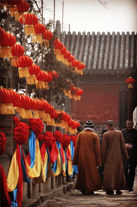 北京龙泉寺春节(图：龙泉论坛)