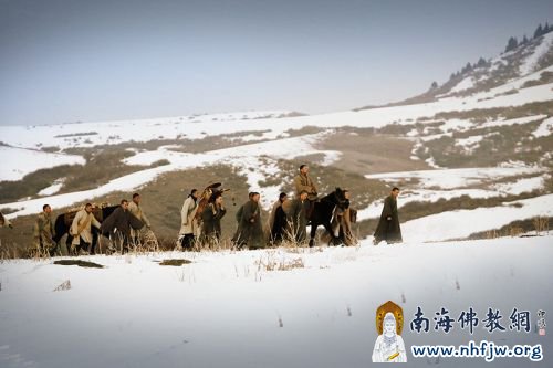 告别故国，飘然向西。（图：南海佛教）