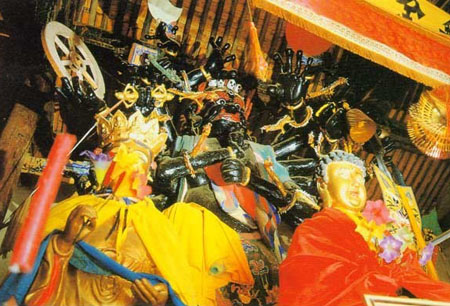 文殊显圣为金刚法像的五台山观海寺