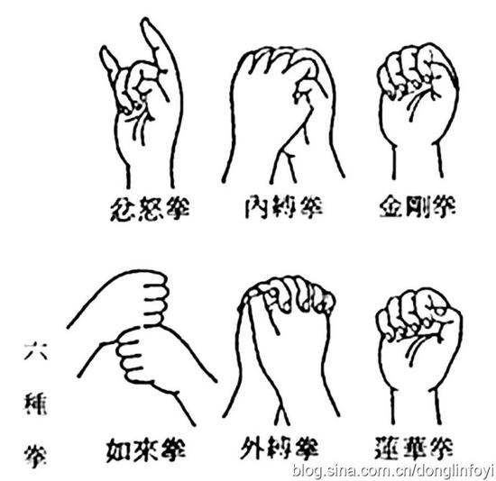 六种拳印