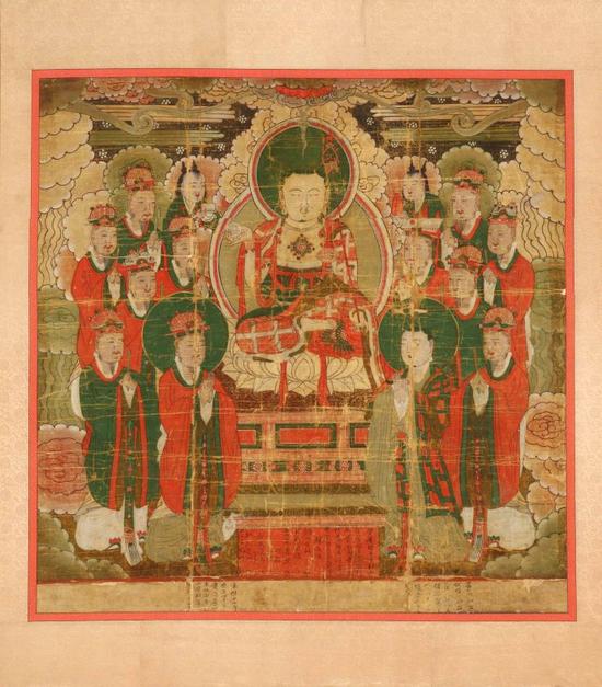 朝鲜时代佛画:地藏十王图
