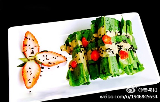 素食养生：莴苣麻芝酱