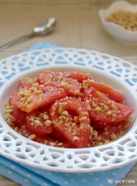 素食养生：松子番茄