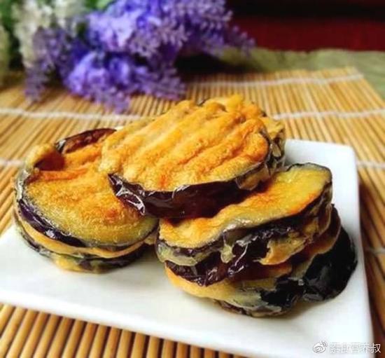 素食养生：香煎茄饼