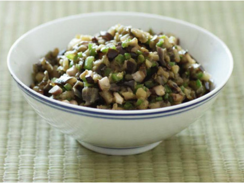 素食养生:炒茄泥