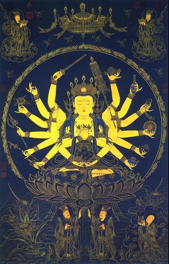 准提菩萨,又称准提观音、准提佛母、七俱胝佛母等。