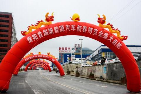 贵阳首届新能源汽车展盛大开幕